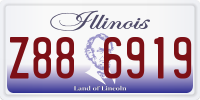 IL license plate Z886919