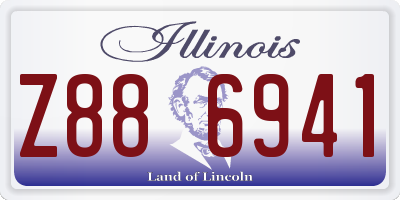 IL license plate Z886941