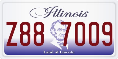 IL license plate Z887009
