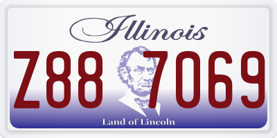 IL license plate Z887069