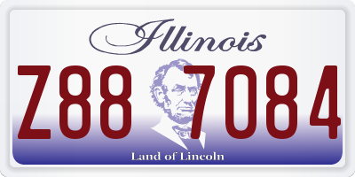 IL license plate Z887084