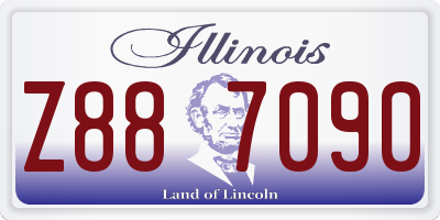 IL license plate Z887090