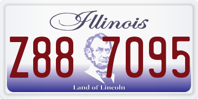 IL license plate Z887095