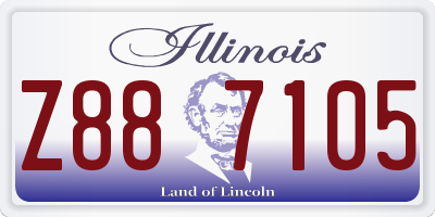 IL license plate Z887105