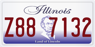 IL license plate Z887132