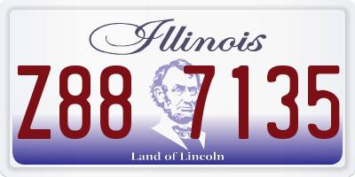 IL license plate Z887135