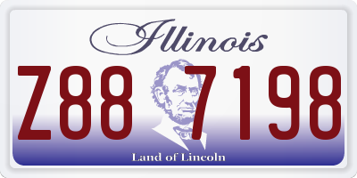 IL license plate Z887198
