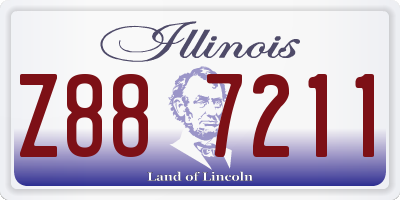 IL license plate Z887211