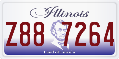 IL license plate Z887264