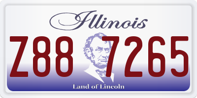 IL license plate Z887265