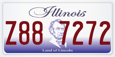 IL license plate Z887272