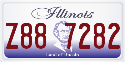 IL license plate Z887282