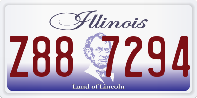 IL license plate Z887294