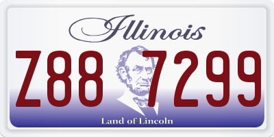 IL license plate Z887299