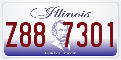 IL license plate Z887301
