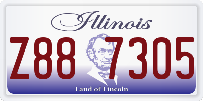 IL license plate Z887305