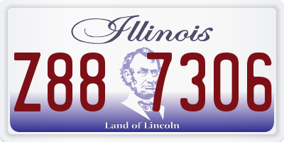 IL license plate Z887306