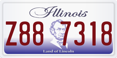 IL license plate Z887318
