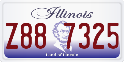 IL license plate Z887325