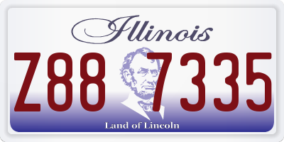 IL license plate Z887335