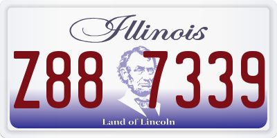 IL license plate Z887339