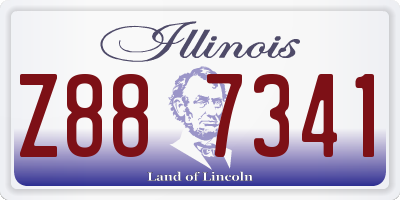 IL license plate Z887341