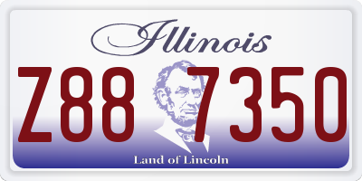 IL license plate Z887350