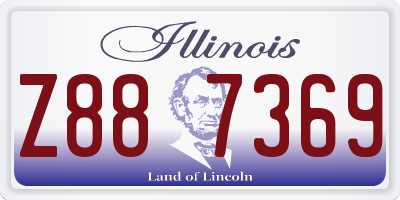 IL license plate Z887369