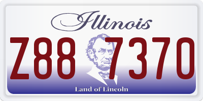 IL license plate Z887370
