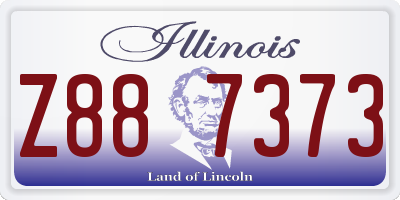 IL license plate Z887373