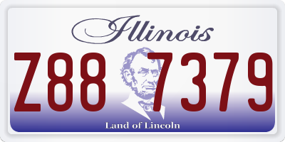 IL license plate Z887379