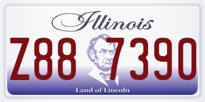 IL license plate Z887390