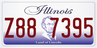 IL license plate Z887395