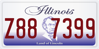 IL license plate Z887399
