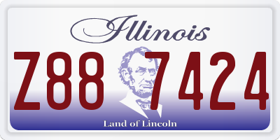 IL license plate Z887424