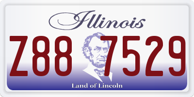 IL license plate Z887529