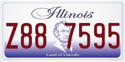 IL license plate Z887595