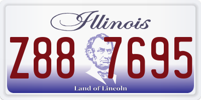 IL license plate Z887695