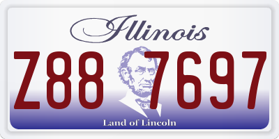 IL license plate Z887697