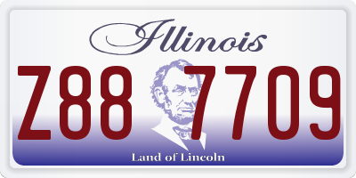 IL license plate Z887709