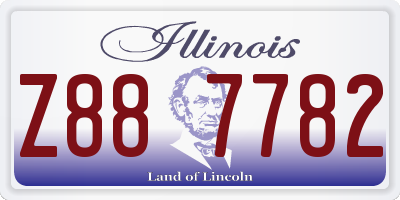 IL license plate Z887782