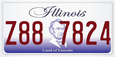 IL license plate Z887824