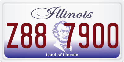 IL license plate Z887900