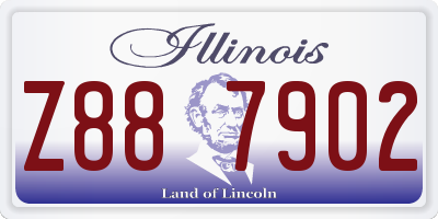 IL license plate Z887902