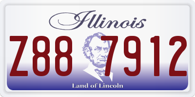IL license plate Z887912