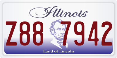 IL license plate Z887942