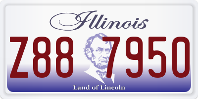 IL license plate Z887950