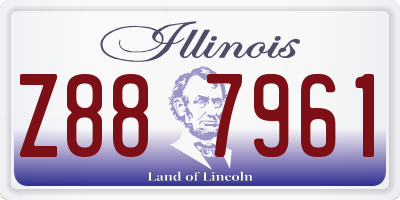 IL license plate Z887961