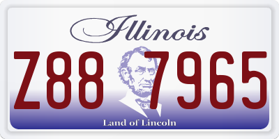 IL license plate Z887965