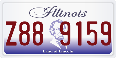 IL license plate Z889159